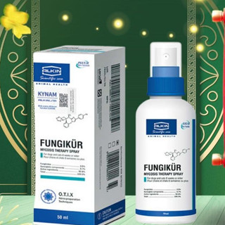 [CHÍNH HÃNG] Xịt Fungikur hỗ trợ cho chó mèo bị nấm, hiệu quả, an toàn 50ml