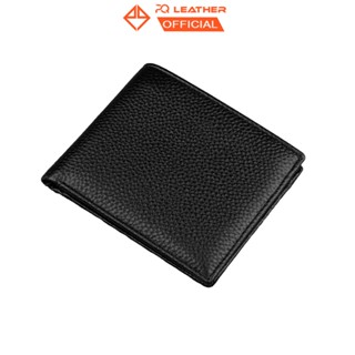 Ví nam da bò miu hạt cao cấp dáng ngang PQ Leather PV10 da thật full hộp làm quà tặng bảo hành 12 tháng