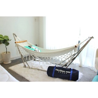 BỘ VÕNG XẾP INOX ĐAN COTTON
