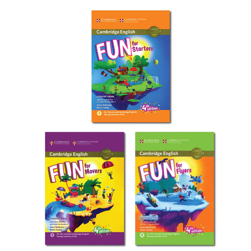 Sách - Fun for Starters, Movers, Flyers 4th edition