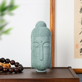 Tượng Đầu Phật Giả Đá, Chất Liệu Bột Đá Cao Cấp, Tượng Decor Trang Trí Nhà Cửa, Tiểu Cảnh, Bể Cá, Sân Vườn