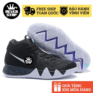  Giày bóng rổ KYRlE 4 ĐEN TRẮNG bản đẹp chất lượng tốt nhất phù hợp đánh outdoor  FREESHIP+TẶNG VỚ  
