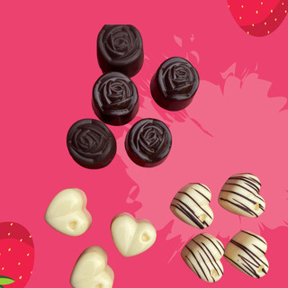 Socola Valentine, Socola đen, socola quà tặng mẫu NẮNG MAI RỰC RỠ HH33