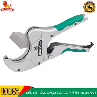 Kéo cắt ống nước trợ lực cao cấp WYNN'S, dao cắt ống nhựa PVC, PPR, PE 64mm, thép Nhật Mangan siêu sắc