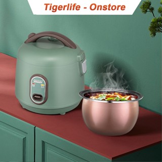 Nồi cơm điện Mini Tiger Life đa năng tích hợp 2 ngăn - Nấu cơm ngon, nấu cháo, hầm, hấp luộc