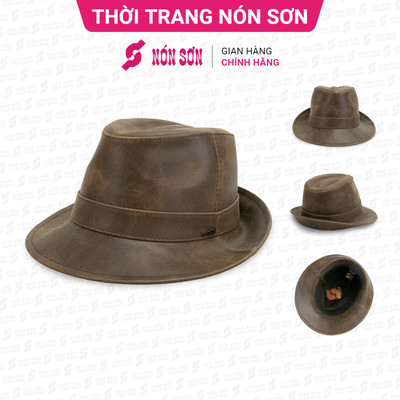 Mũ vành da cao cấp thời trang NÓN SƠN chính hãng P5DA-NU1