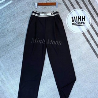   45kg-82kg Quần ống suông nữ cạp chữ ,lưng thun chất Umi Nhật  loại 1 . 