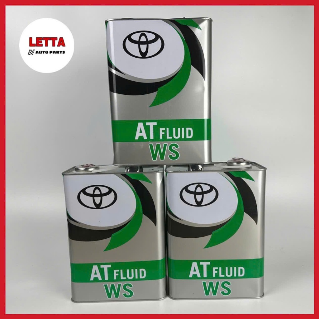 Hộp Dầu Số Tự Động Toyota, Lexus ATF WS Can 4 Lít Chính Hãng