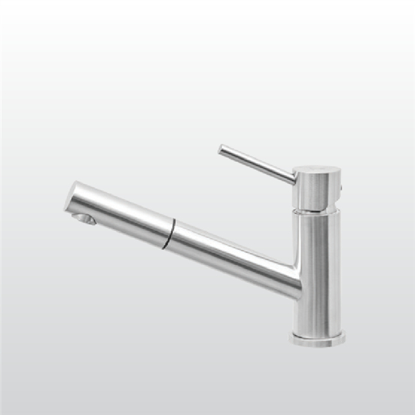 Vòi nóng lạnh dây rút Malloca K110-SS/K046-SS, Chất liệu Inox 304, Bộ lọc tạo bọt - PEB