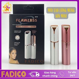  Máy cạo lông mini,máy tẩy lông mini máy triệt lông mini FLAWLLESS cho nam nữ nhỏ gọn tiện lợi-fadico 