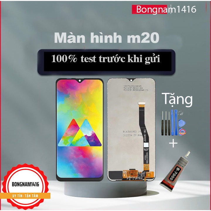 Màn Hình Thay Thế Cho Samsung M20 2019 / M205F - Tặng Kèm Bộ Sửa & Keo Dán B7000