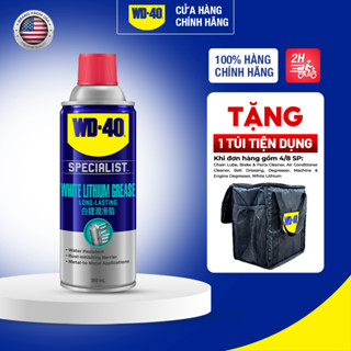 Chai Xịt Dầu Bôi Trơn WD40 White Lithium Tác Dụng Cao Chống Rỉ Sét Máy Móc Hạng Nặng Chính Hãng