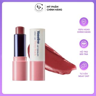  Son Dưỡng Môi Có Màu Vaseline Colour + Care Kissing  Màu 04 Pretty Peach Fullbox 4.2g | Giang Phung | 