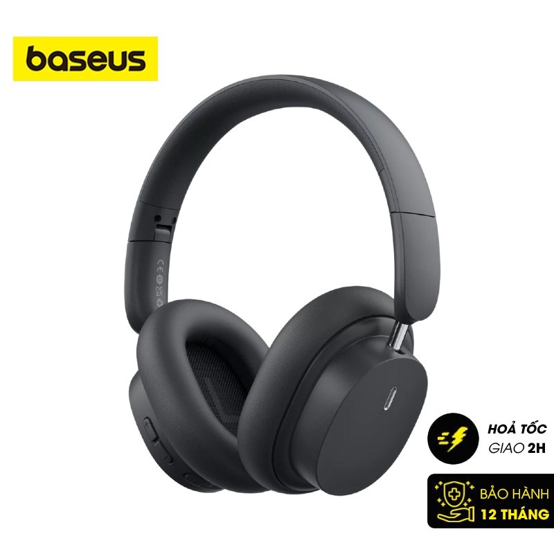 Tai Nghe Chụp Tai Không Dây, Chống Ồn Baseus Bowie D05 ANC, 3D ( Bluetooth 5.3 , GPS - APP, Nearly No-delay Noise-Cancel | BigBuy360 - bigbuy360.vn