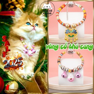 Vòng cổ cho mèo,chó,petmio tri ân.vòng handmade tự thiết kế nâng tầm nét đẹp cho thú cưng không sợ nước