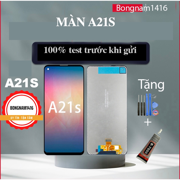 Màn Hình Thay Thế Cho Samsung A21s - Tặng Kèm Bộ Sửa & Keo Dán B7000