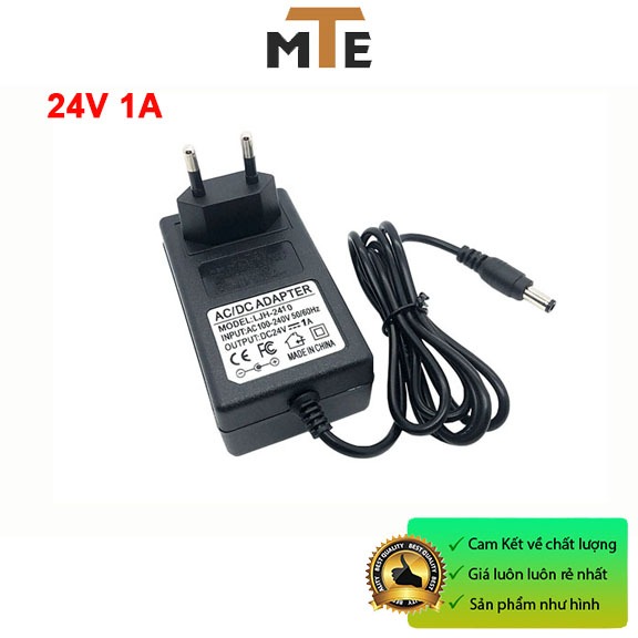 Nguồn adapter 24V 1A jack DC 5.5 * 2.1 mm