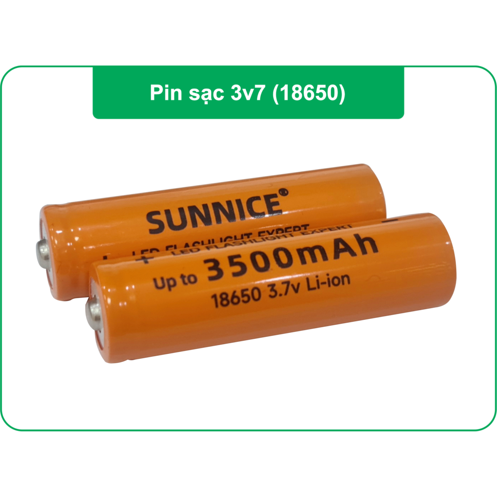 Pin sạc 3.7V 18650