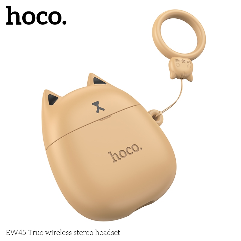 Tai Nghe Bluetooth Hoco EW45 TWS 5.3 Nghe Nhạc 4H, Có Mic Đàm Thoại, Kèm Case Silicon Cute Cat | BigBuy360 - bigbuy360.vn