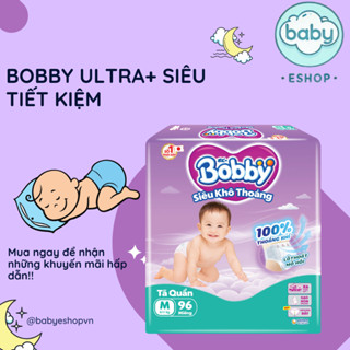 ( THAY ĐỔI BAO BÌ) Tã quần Bobby Ultra+ đủ size M, XL, XXL chính hãng