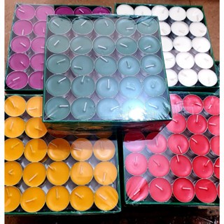 [Nến Sạch] Nến Bơ Sạch Tealight 100 Viên Không Khói Không Mùi