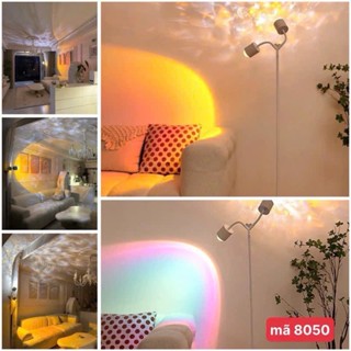 ĐÈN TRANG TRÍ DECOR PHÒNG KHÁCH , PHÒNG NGỦ - 2 IN 1 KIỂU HOÀNG HÔN + SÓNG NƯỚC