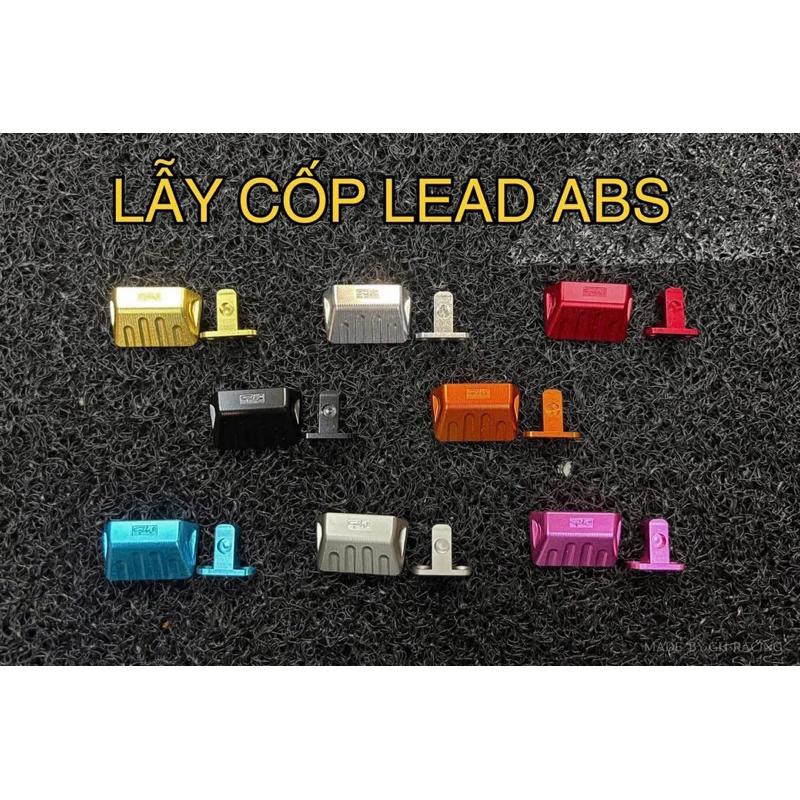 Nút mở cốp / mở nắp đồ nghề Lead 2025 4 Val ABS CNC GH- Racing