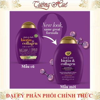 Gội Xả OGX Thick & Full - Biotin & Collagen 385ml - (Có Lựa Chọn)