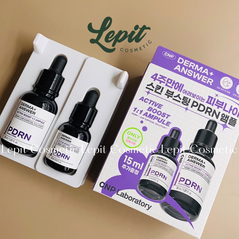  Tinh chất tái tạo phục hồi căng bóng da PDRN CNP Derma Answer Active Boost 1:1 Ampule 