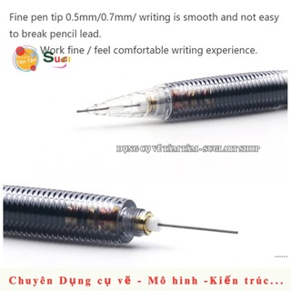 Chì bấm 0.5 Pentel Fiesta AX105 - Bút chì kim  0.5mm Pentel Ax105