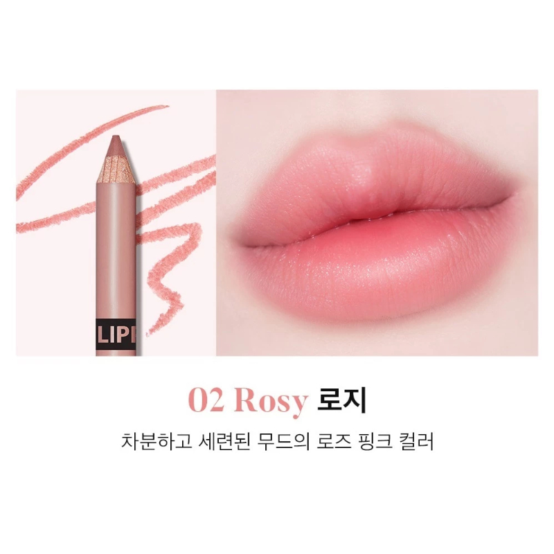 Chì Kẻ Viền Môi The Saem Cover Perfection Lip Pencil 2g (Kèm đồ gọt)