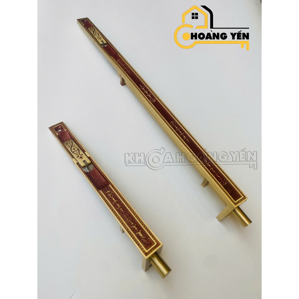 Chốt âm cửa đồng thau, chốt âm cửa đúc liền dày 6mm bằng đồng dài 20cm-40cm, chốt cửa sắt, gỗ