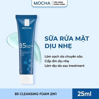 Sữa rửa mặt B5 MOTREE 25ml làm sạch sâu, dưỡng ẩm cho da, se khít lỗ chân lông và hỗ trợ ngăn ngừa quá trình lão hóa