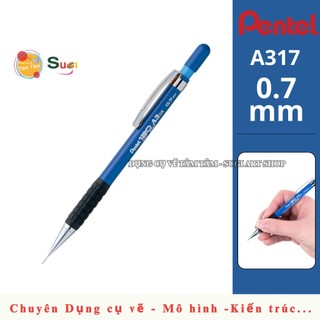 -chì bấm pentel 0.7mm a317, pentel 120 a3dx, sensi-grip® mechanical drafting pencil 0.7mm-