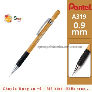 -chì bấm pentel 0.9mm a319, pentel 120 a3dx, sensi-grip® mechanical drafting pencil 0.9mm-