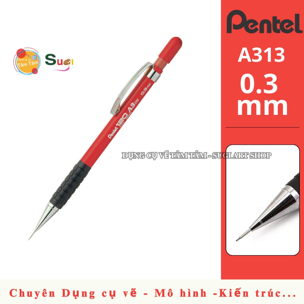 Bút Chì bấm pentel 0.3 mm A313