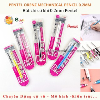 -Bút chì cơ khí 0.2mm Pentel, Pentel Orenz Mechanical Pencil 0.2mm-