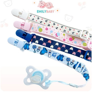 Dây đeo ty giả, gặm nướu ruy băng hoạ tiết xinh xắn