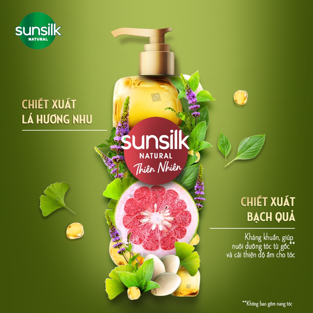 Combo Gội xả Sunsilk Thiên Nhiên Ngăn Gãy Rụng Tóc Đến 98% và Dưỡng Phục Hồi Chuyên Sâu Từ Gốc 380ml + 330ml | BigBuy360 - bigbuy360.vn