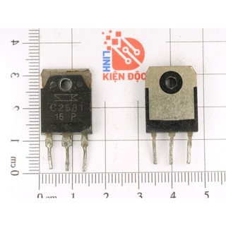 [Combo 2 cặp] Transistor 2SA1106(A1106-PNP) và 2SC2581(C2581-NPN) 10A/140V TO-3P(Tháo máy)
