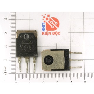 [Combo 2 cặp] Transistor 2SA1106(A1106-PNP) và 2SC2581(C2581-NPN) 10A/140V TO-3P(Tháo máy)