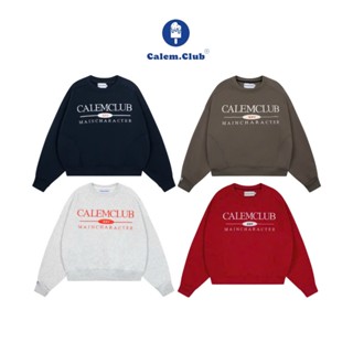  Calem Club - Áo nỉ bông Sweater XXV MAIN CHARACTER họa tiết chữ thêu form boxy unisex nam nữ Áo thu đông dài tay 