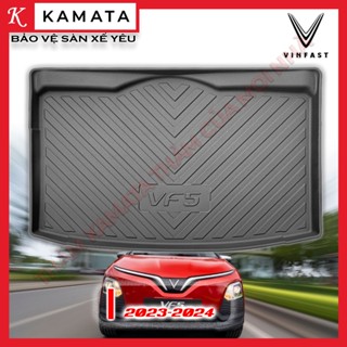 Thảm lót cốp xe ô tô Vinfast VF5 2023 - 2025 chất liệu TPV KAMATA