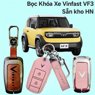 Ốp Chìa Khóa Xe Vinfast VF3 Bọc Chìa Khoá Xe Điện Vinfast VF3 Bằng Hợp Kim VF3
