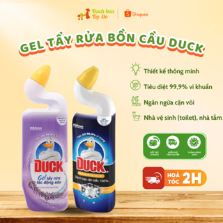 Gel tẩy rửa bồn cầu/ nhà tắm Duck hương Lavender / Cam quýt thơm dễ chịu-khử mùi hôi hiệu quả | Bách hóa Tây Đô