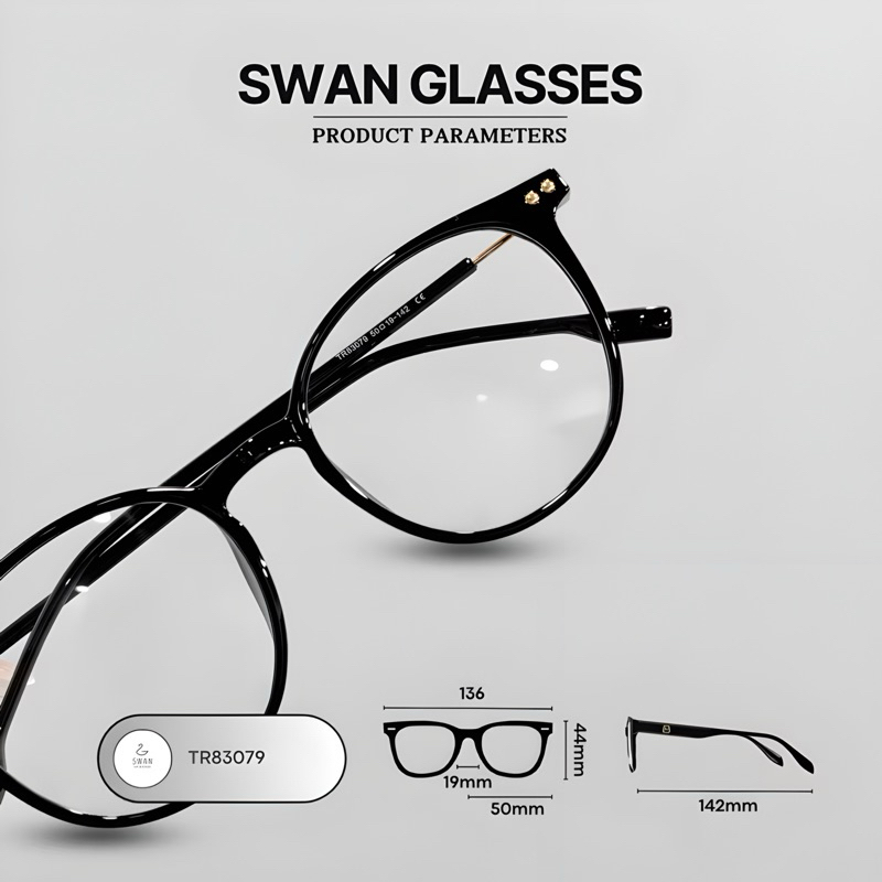 [BÁN CHẠY] TR83079 - Gọng kính form bầu tròn kích thước vừa | BigBuy360 - bigbuy360.vn