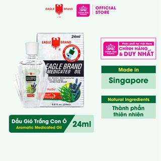 Dầu Gió Trắng Con Ó 24ml – Hương Thơm Dịu Dàng, Nhẹ Nhàng Cơ Khớp