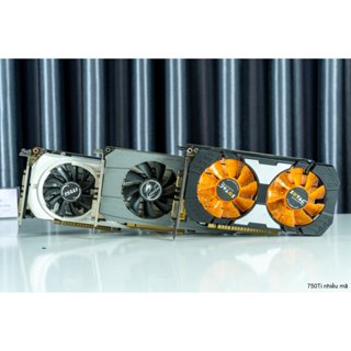 Card màn hình cũ GTX 750Ti (2G/D5/128Bits) các Hãng Asus/Giga/Colorful/MSI/Galax Nguyên Zin Chính Hãng