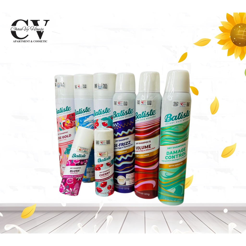 Dầu Gội Khô Batiste (50ml - 200ml)