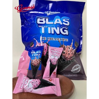 Bánh Ốc Quế Nhân Kem Ginnie Túi Siêu To 300g (Mix Vị Socola Và Vị Dâu)